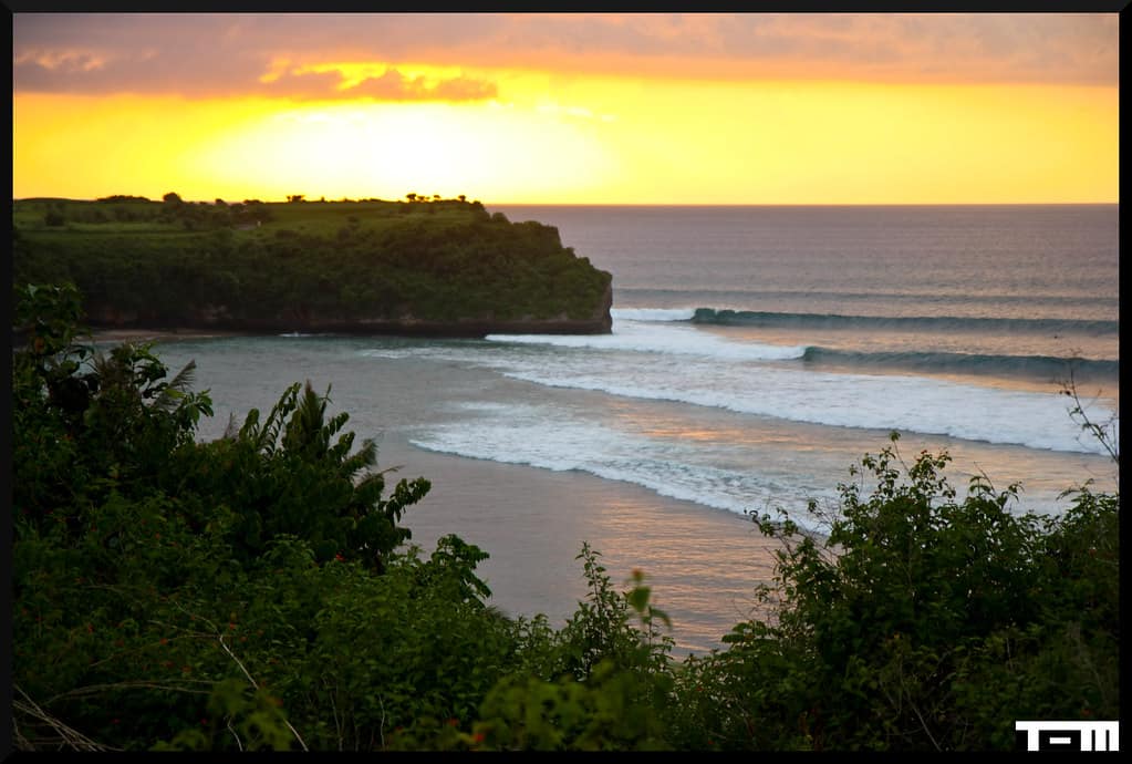 Balangan Beach sunset
