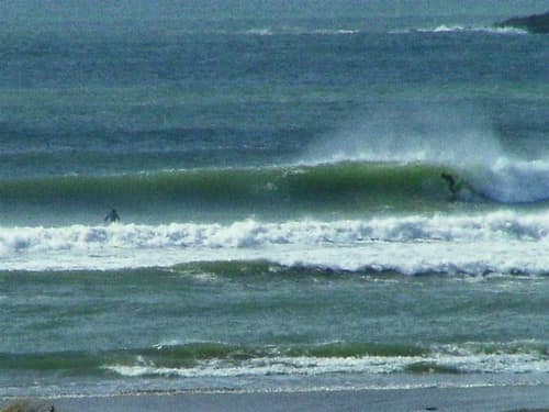 Bantham Tube Rider - Surfing, Devon, UK.