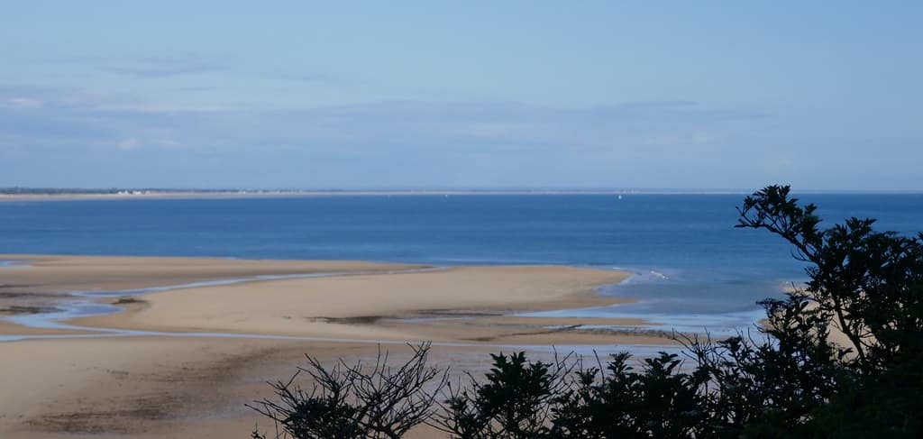 Bancs de sable, Carteret, Barneville-Carteret, Cotentin, Manche, Normandie, France.