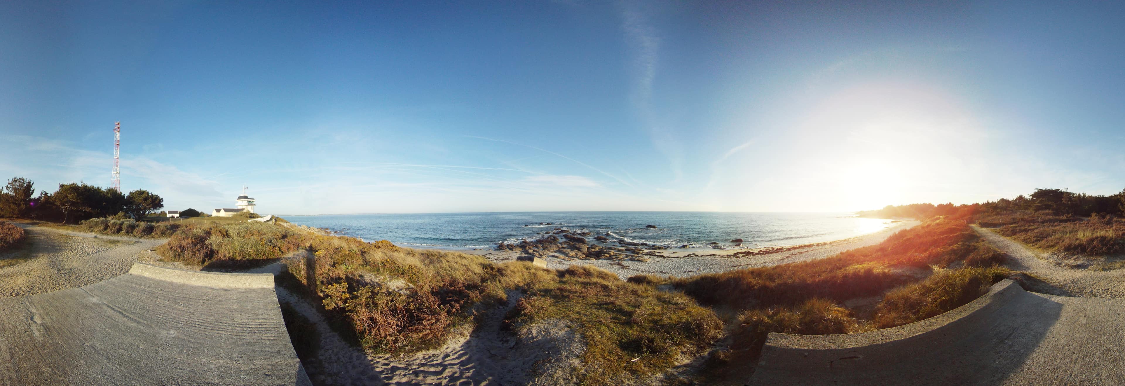 Pointe de Beg Meil (panorama à 360°) - panoramio