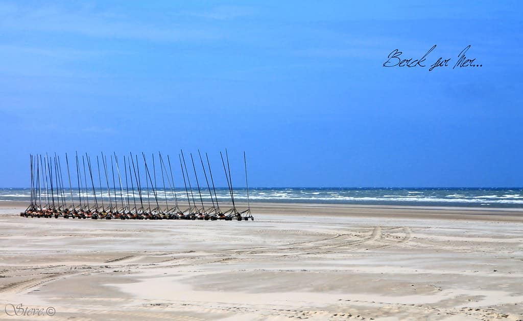 Berck beach France - Steve.© -