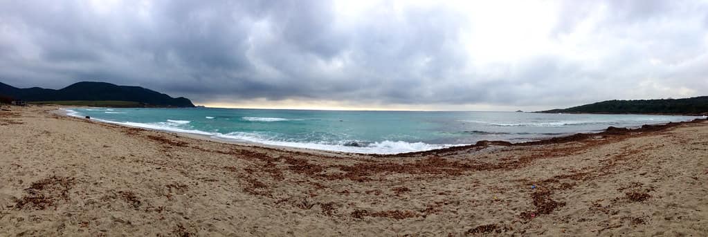 Panorama plage de Capo di Feno