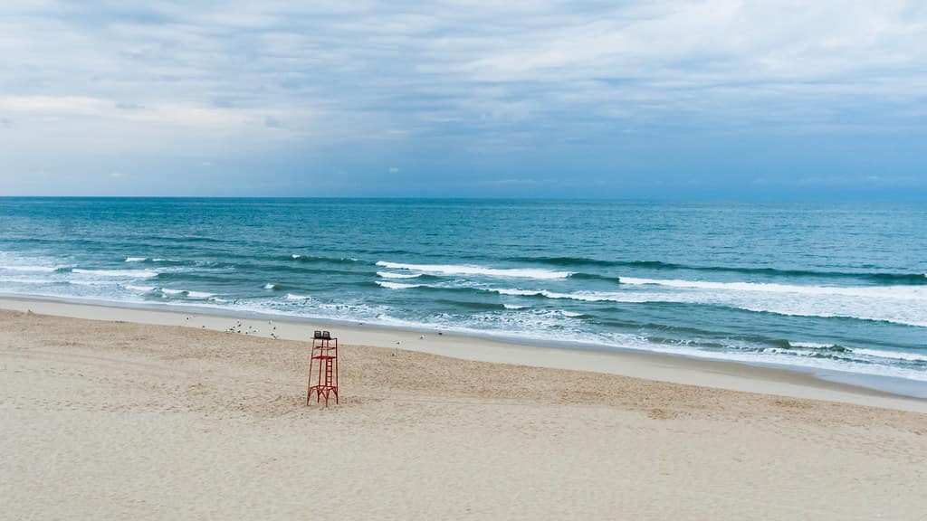 Carcans plage au matin