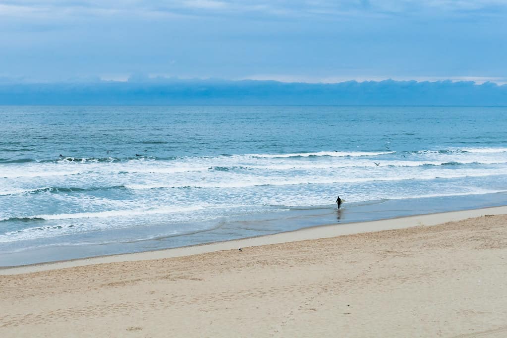 Carcans plage au matin