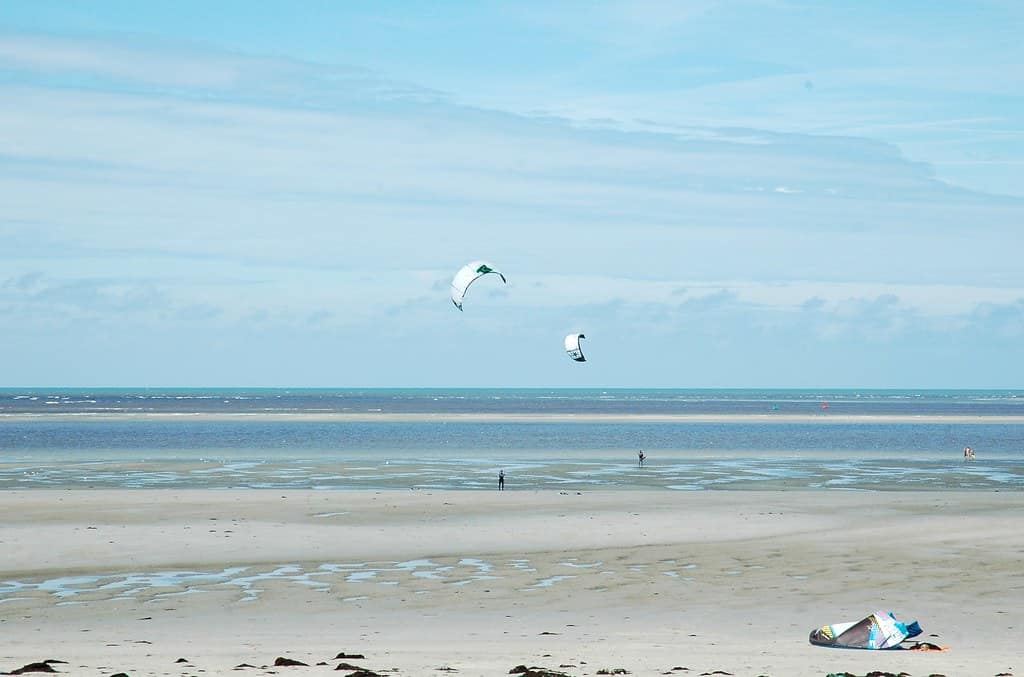 Kyte surf a La Molliere,Cayeux sur Mer,