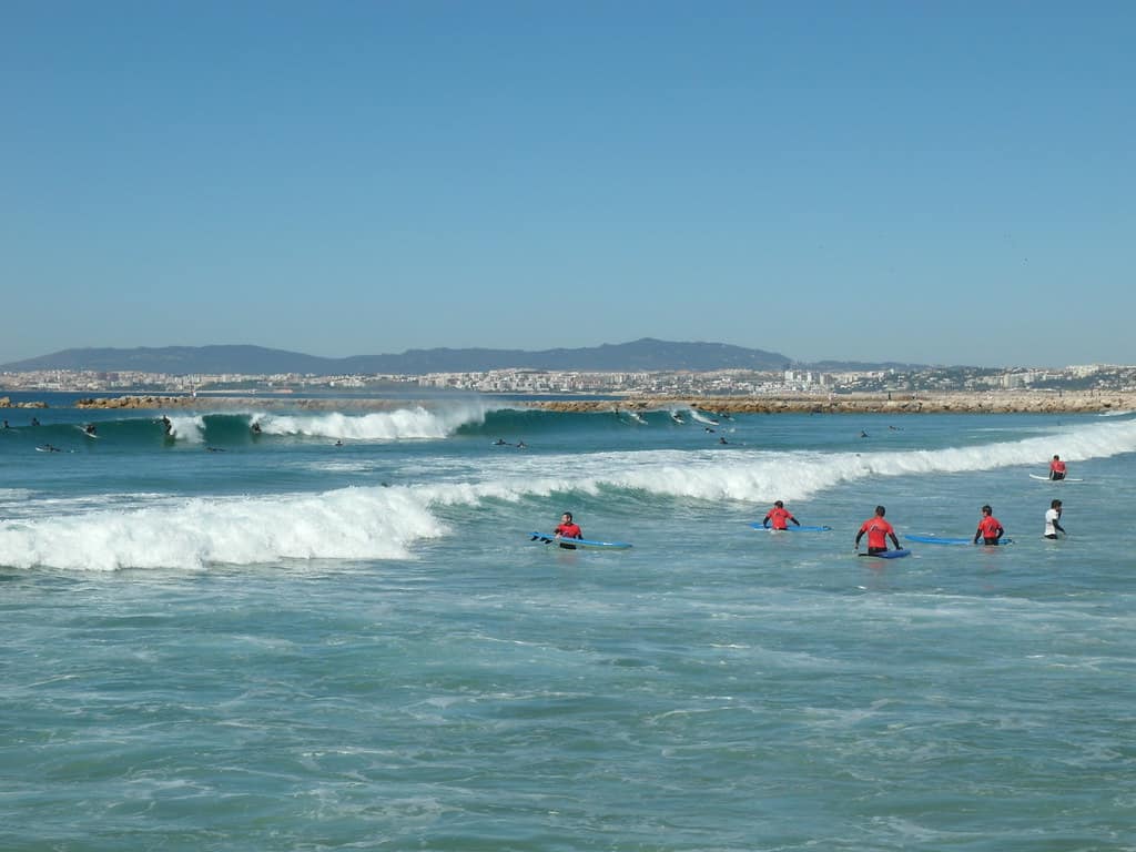 Costa da Caparica surfing