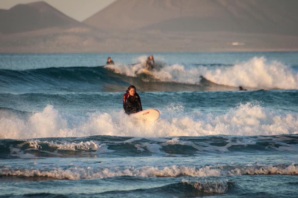 Playa de Famara - Surf's up