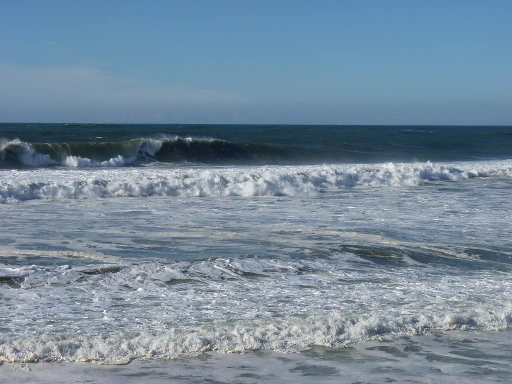 the sea in winter