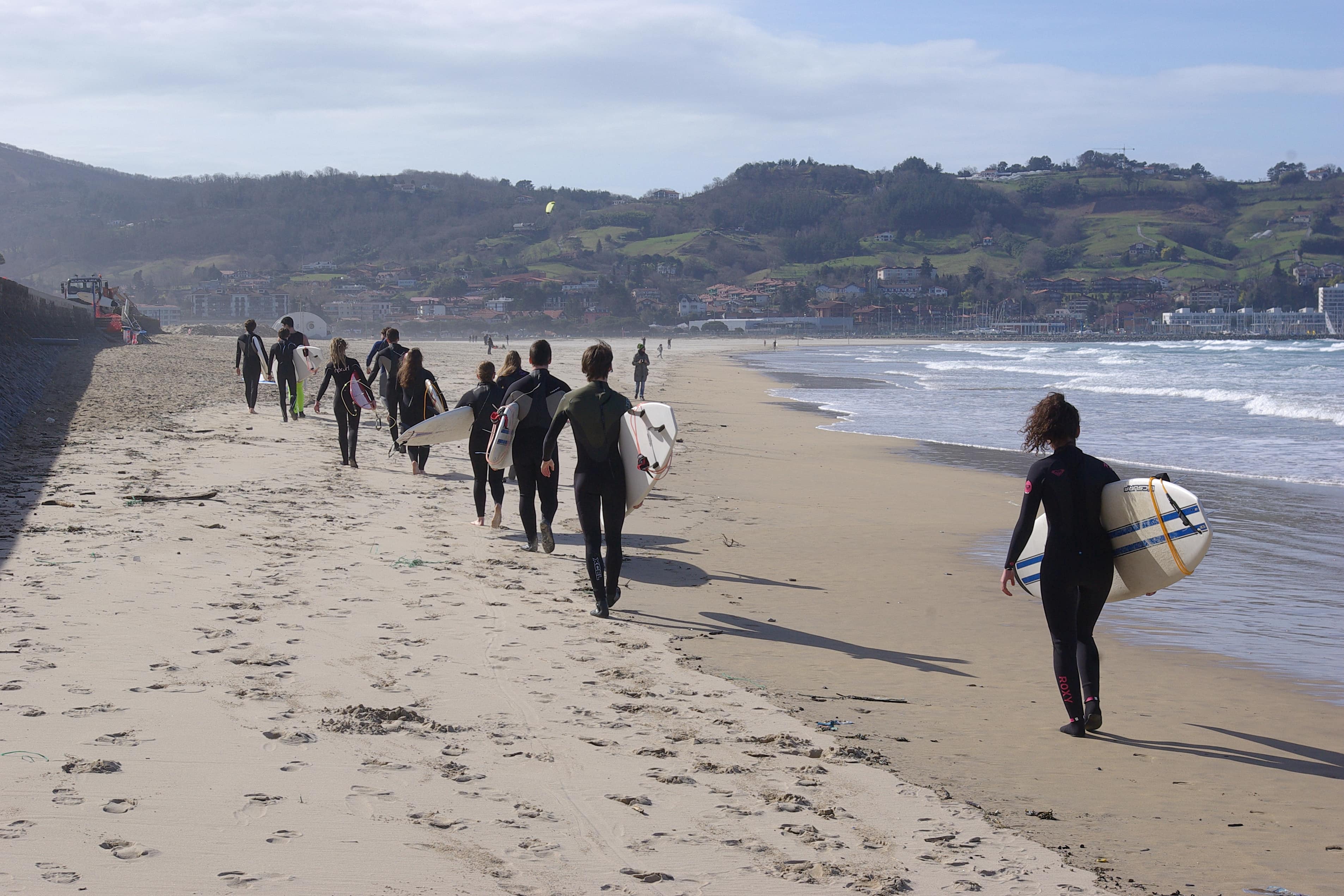 Hendaye école de surf 2012
