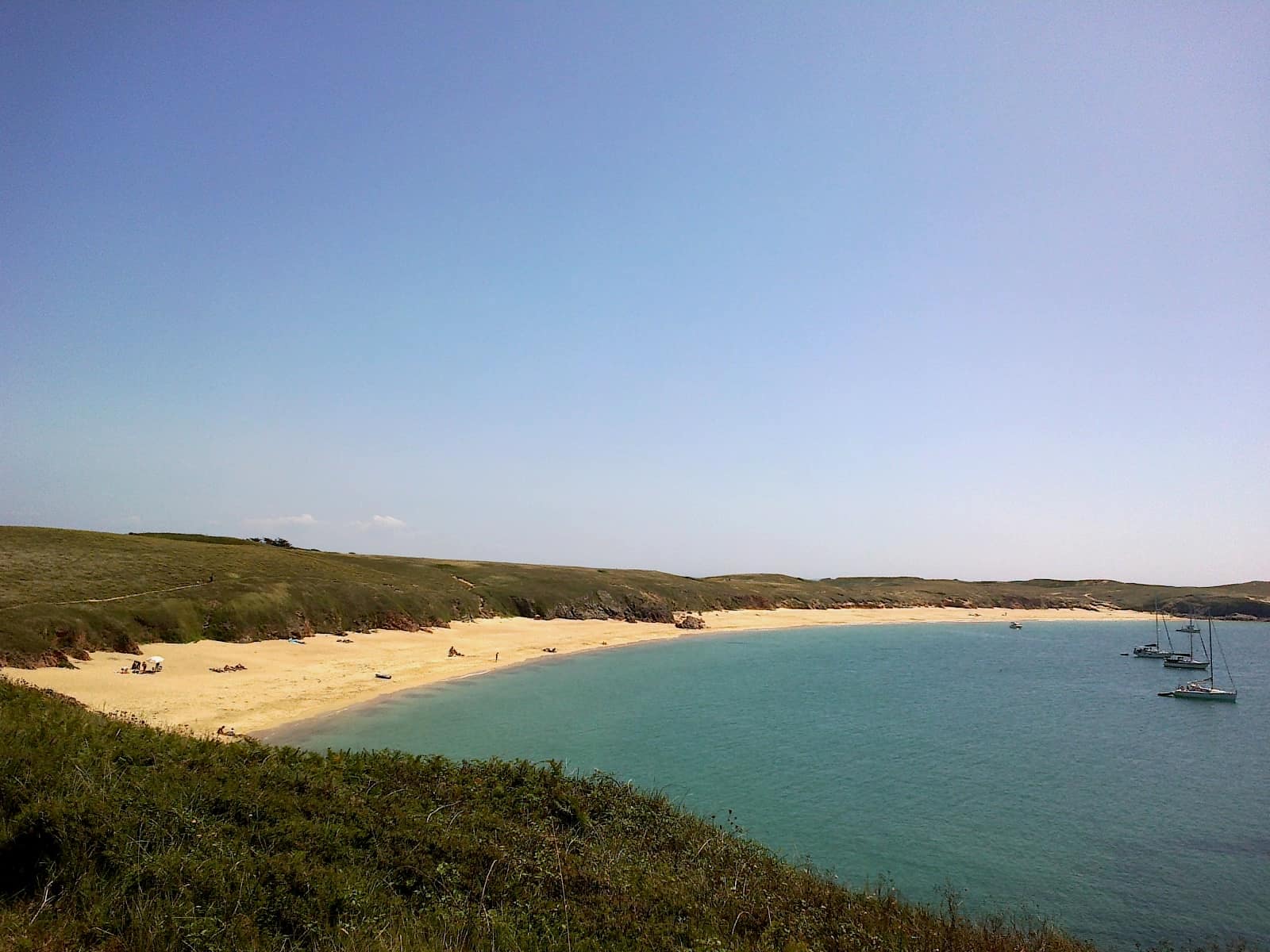 Morbihan Houat Cote Sud-Ouest Beg Salus Vue Treac H Salus - panoramio