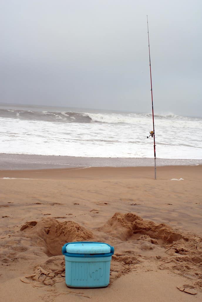 Pêche à la sole, Hourtin Plage