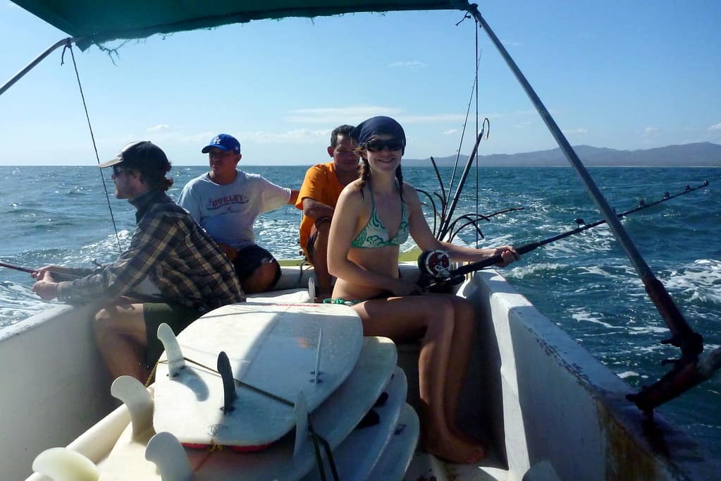 Fishing on the Return from Lance's Lefts