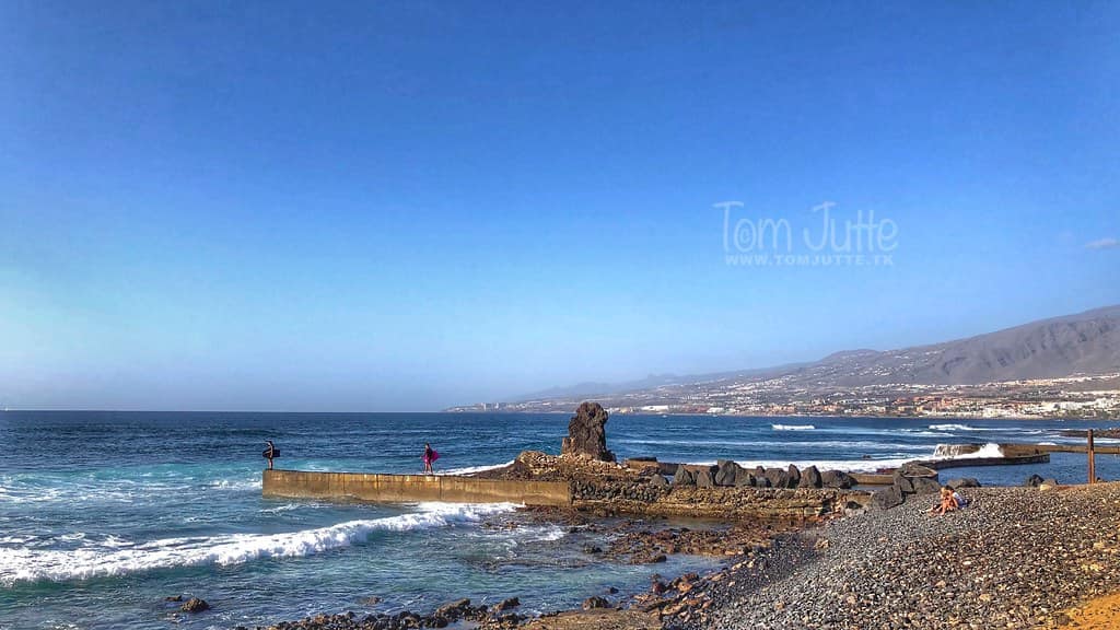 Wave Surfers, Playa de las Américas, Tenerife, Spain - 3160