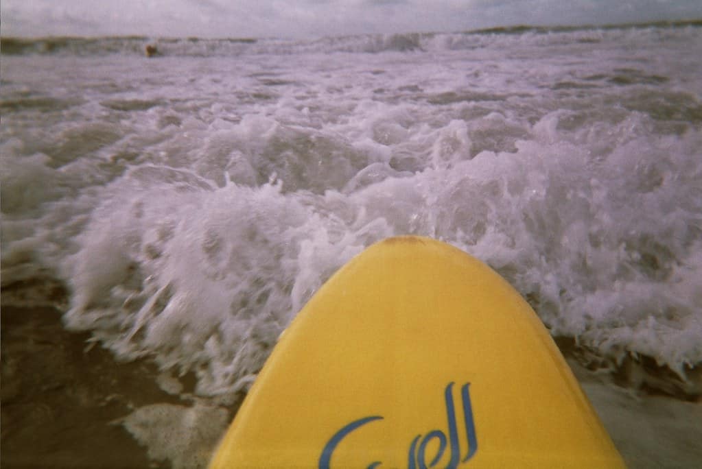 Surfing in Llangennith, Gower, Swansea