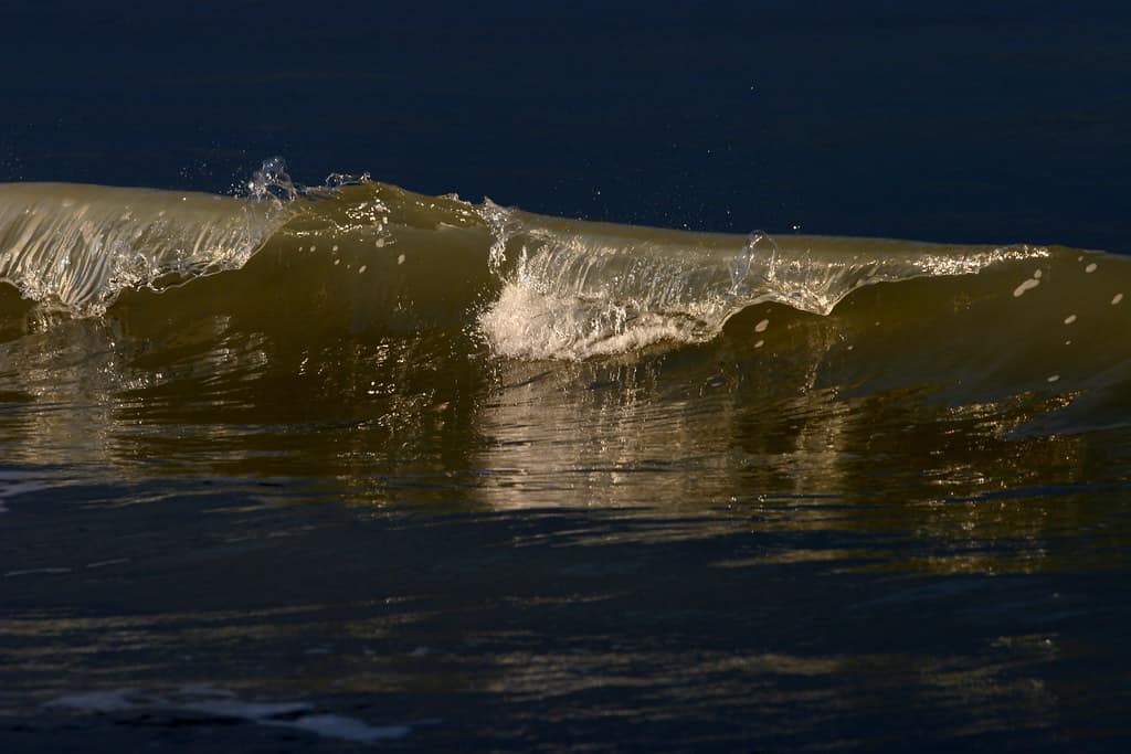 Vague à Luc sur Mer, 31/12/2007