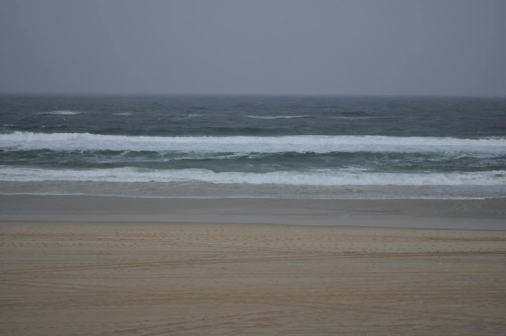 L'océan Atlantique, Mimizan-plage, Landes, Aquitaine, France.