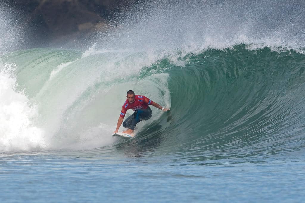 Tiago Pires en Mundaka 2009