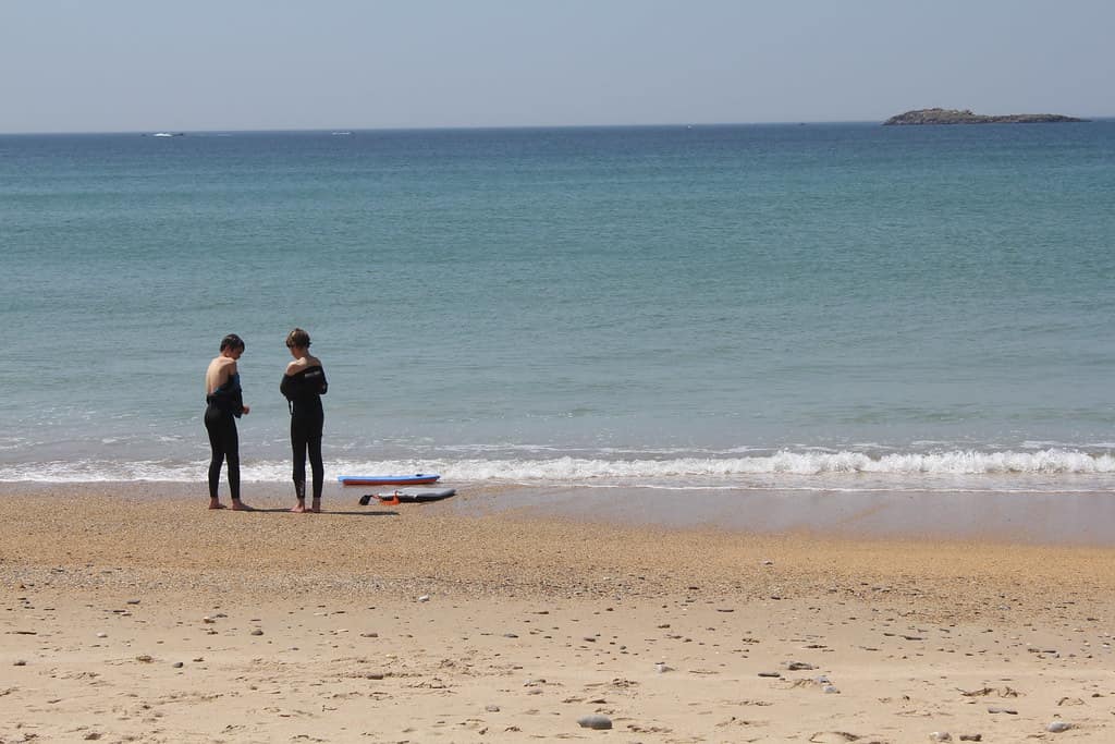Surfeurs à Penthièvre