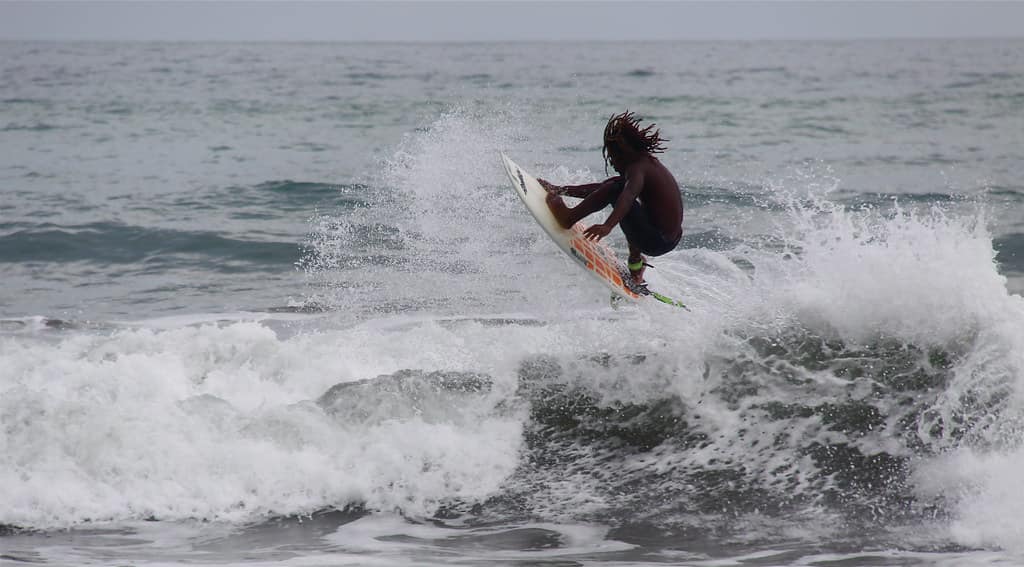 Dreadlock Surfer - Playa Hermosa, Costa Rica