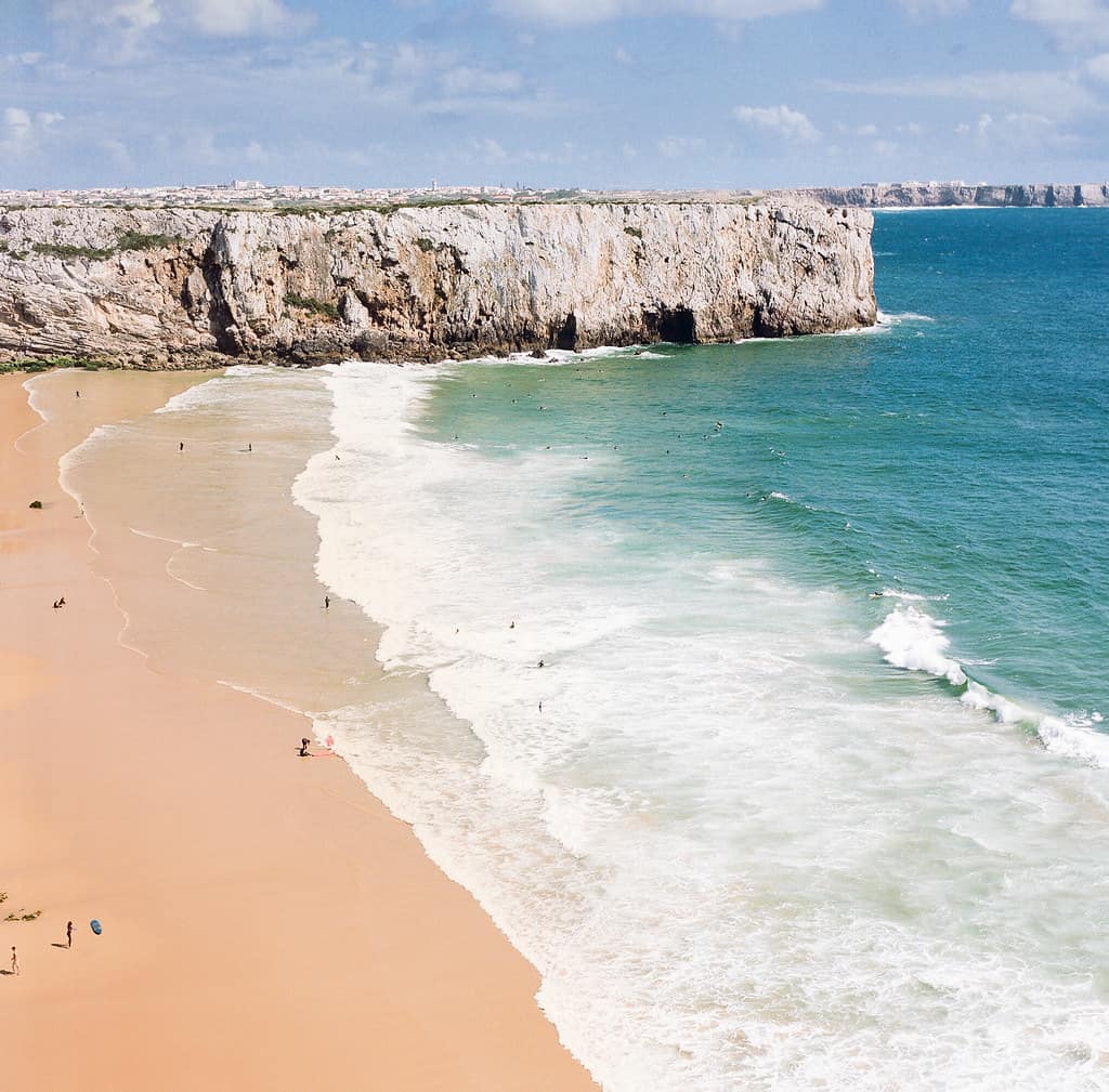 'Film vs. Digital', Portugal, Algarve, Praia do Beliche