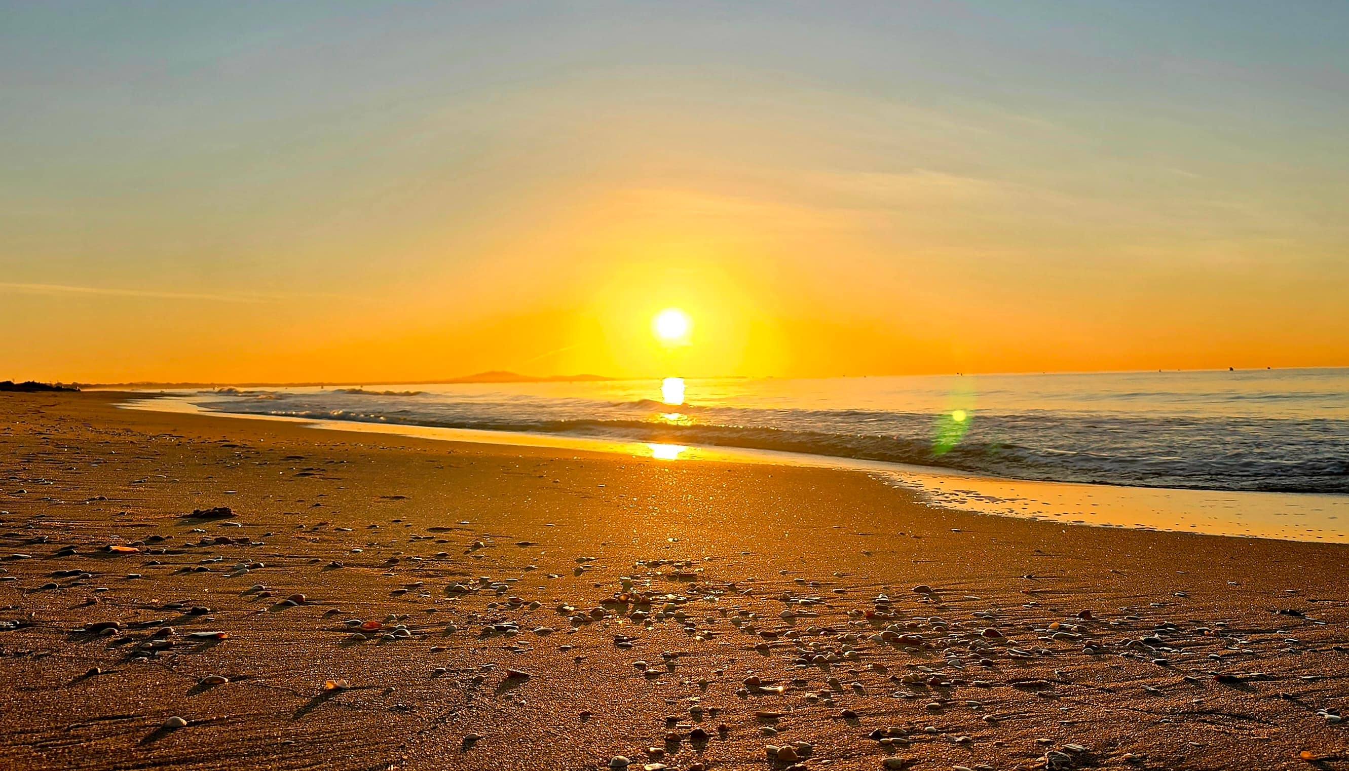 Sonnenaufgang in Serignan Plage