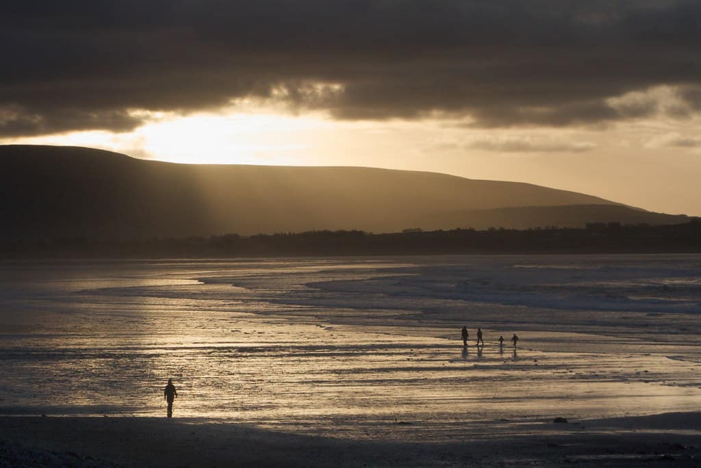 Evening light over Strandhill